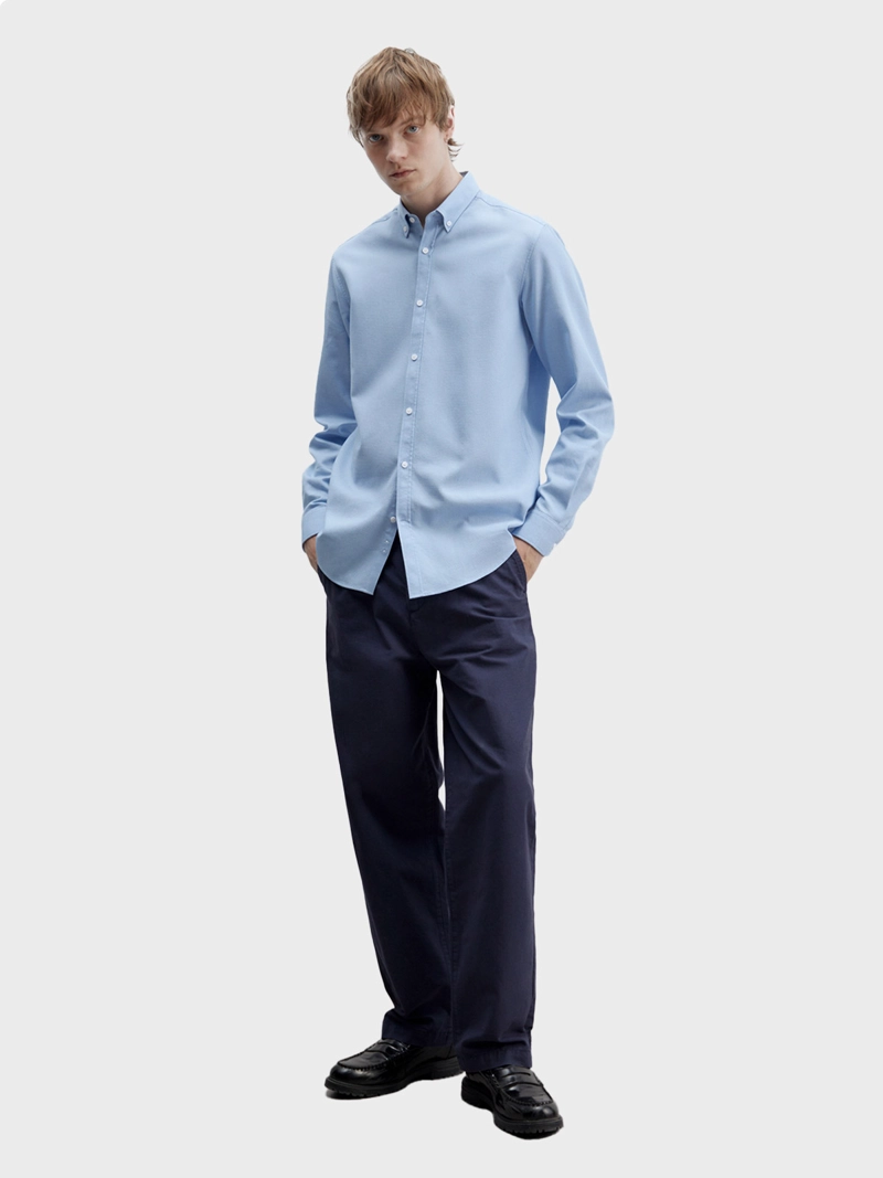CAMISA MANGA LARGA ALGODÓN HOMBRE SFERA - 4