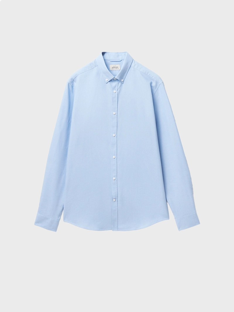 CAMISA MANGA LARGA ALGODÓN HOMBRE SFERA - 5