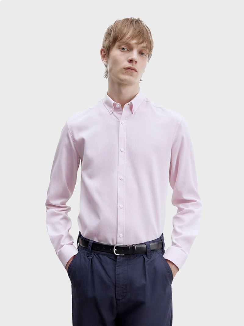 CAMISA MANGA LARGA ALGODÓN HOMBRE SFERA