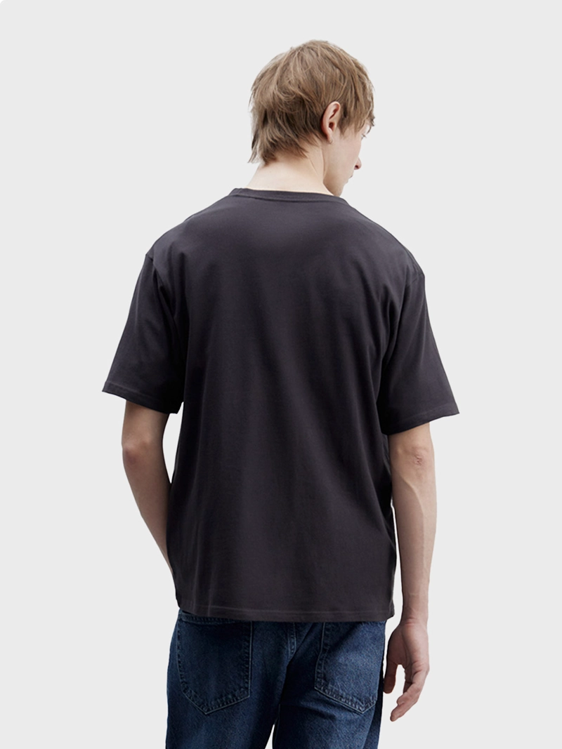 POLERA MANGA CORTA ALGODÓN HOMBRE SFERA NEGRO - 2