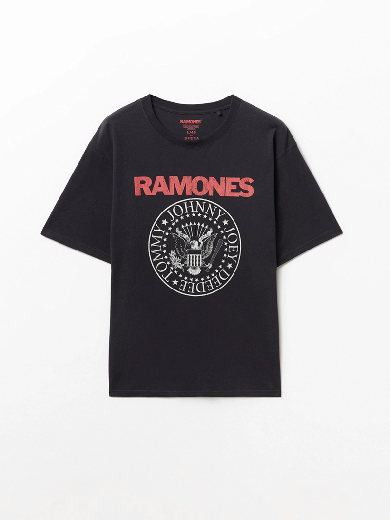 POLERA MANGA CORTA ALGODÓN HOMBRE SFERA NEGRO - 6