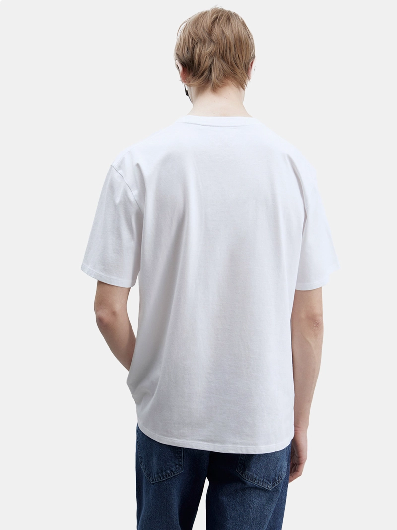 POLERA MANGA CORTA ALGODÓN HOMBRE SFERA BLANCO - 2