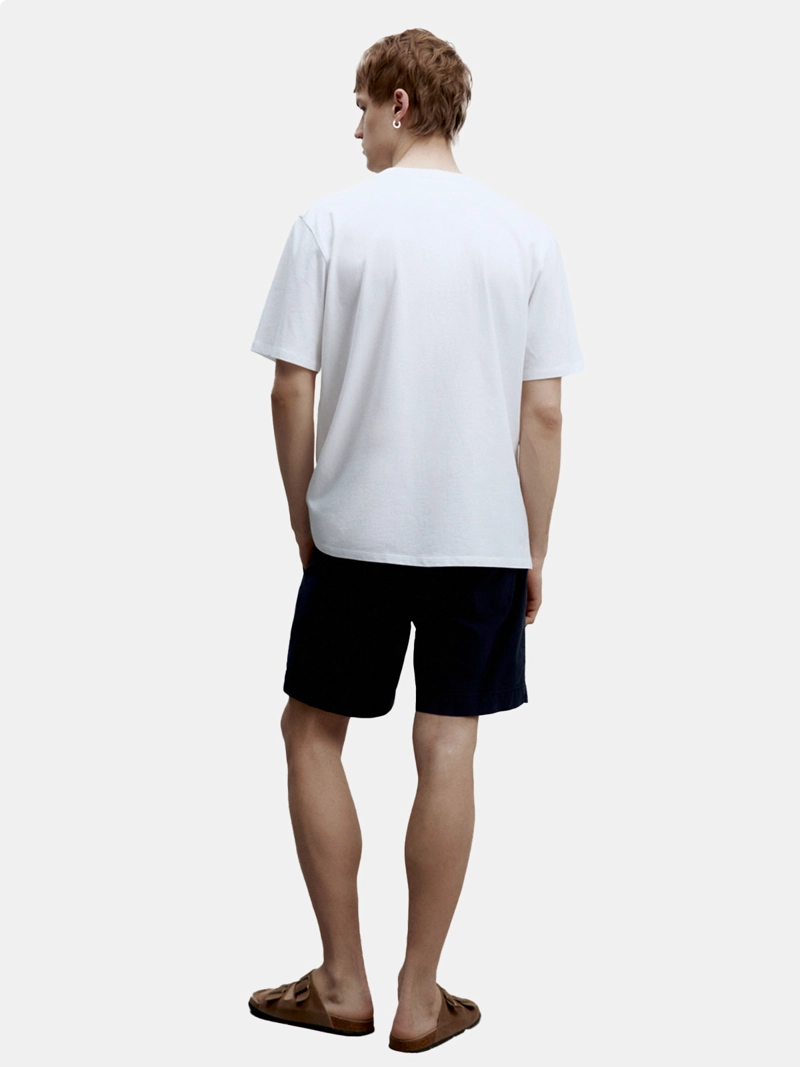 POLERA MANGA CORTA ALGODÓN HOMBRE SFERA BLANCO - 2