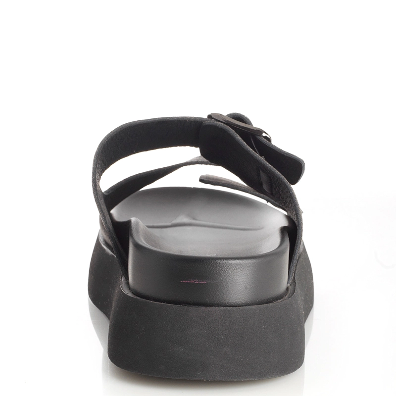 SANDALIAS MUJER VIA UNO NEGRO 22641618 - 3