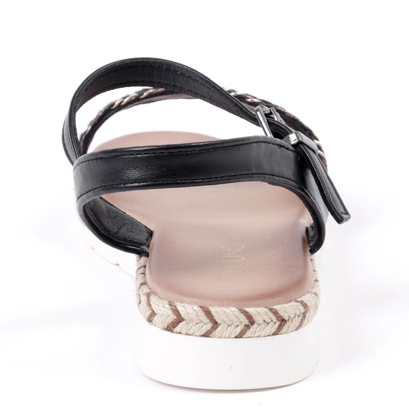SANDALIAS MUJER VIA UNO NEGRO 22641613  - 5