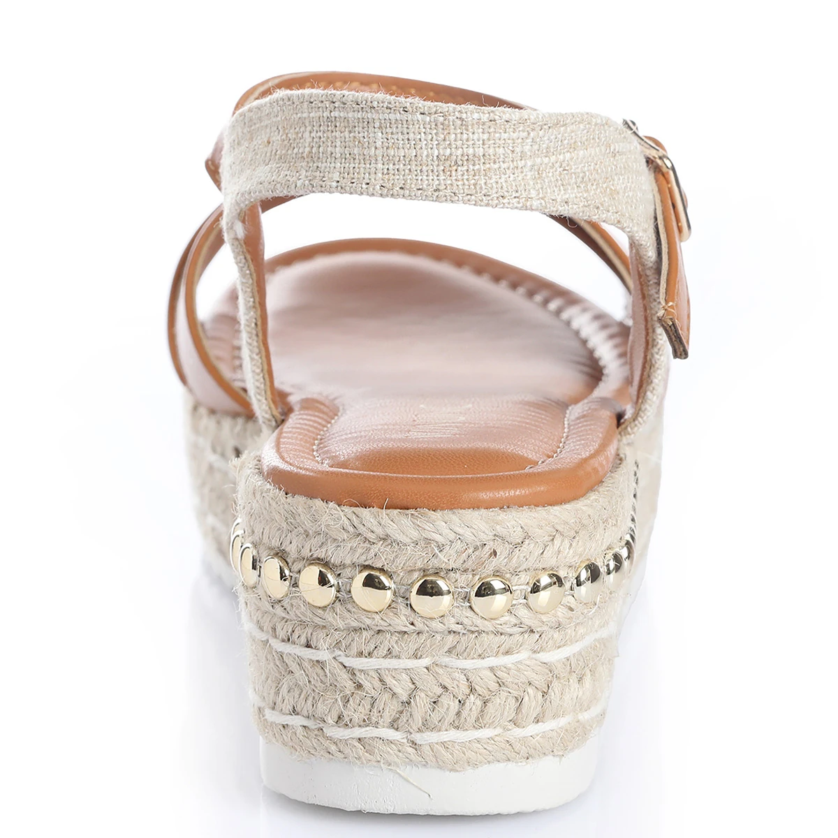 SANDALIAS MUJER VIA UNO CAMEL 22642614  - 3