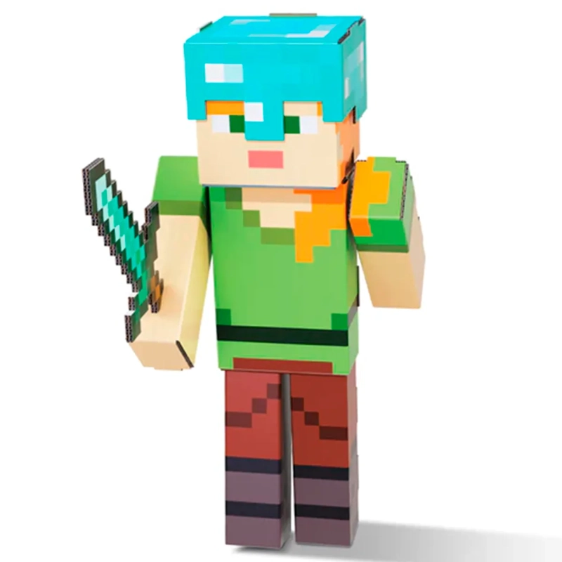FIGURA DE ACCIÓN MINECRAFT CREA TU ALEX - 1