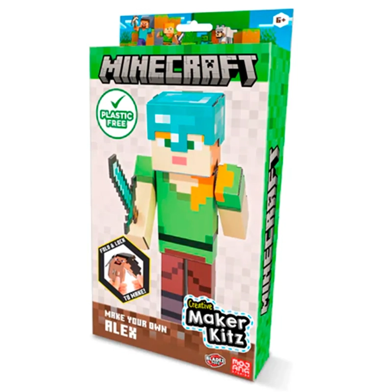 FIGURA DE ACCIÓN MINECRAFT CREA TU ALEX - 2
