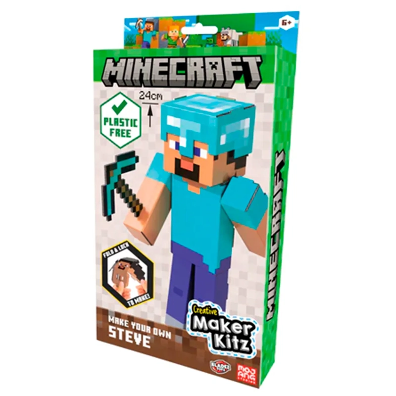 FIGURA DE ACCIÓN MINECRAFT CREA TU STEVE - 2