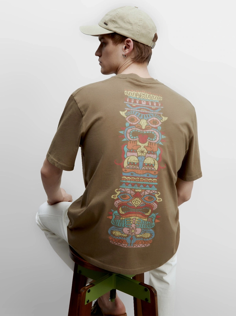POLERA MANGA CORTA ALGODÓN HOMBRE SFERA VERDE - 2