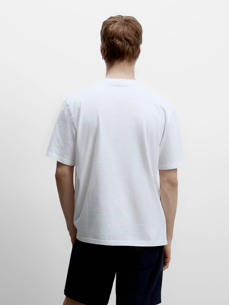 POLERA MANGA CORTA ALGODÓN HOMBRE SFERA BLANCO - 2