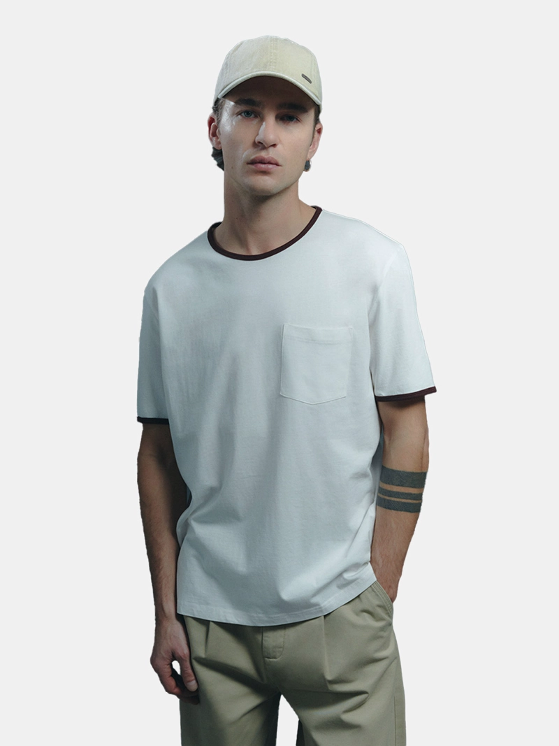 POLERA MANGA CORTA ALGODÓN HOMBRE SFERA - 1
