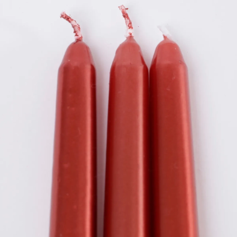 VELA NAVIDEÑA RIPLEY HOME SET X4 25CM ROJO  - 7