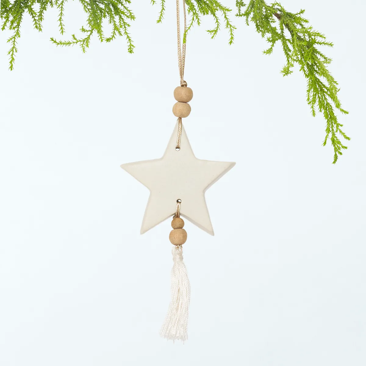 ADORNO NAVIDEÑO MAISON LINETT GRANEL ESTRELLA BORLA - 1