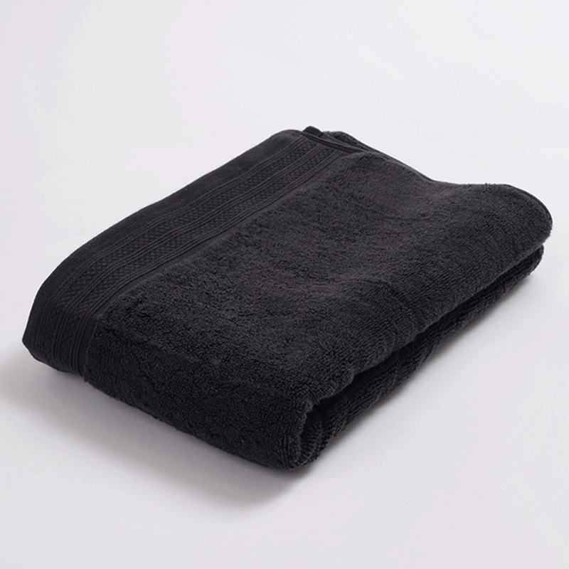 TOALLA DE BAÑO MAISON LINETT 700 GR NEGRO - 2