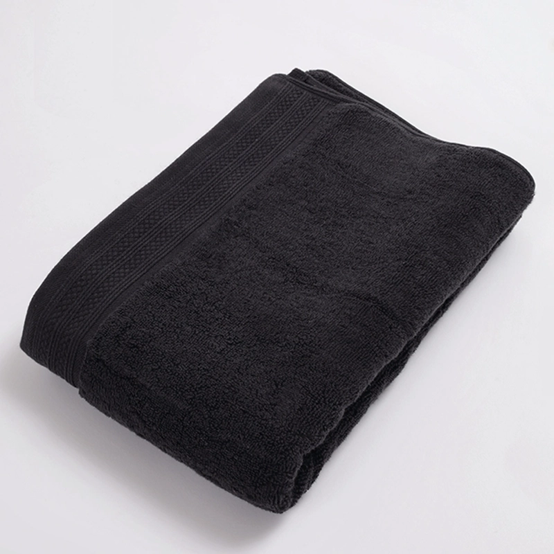 TOALLA DE BAÑO MAISON LINETT 700 GR NEGRO - 3