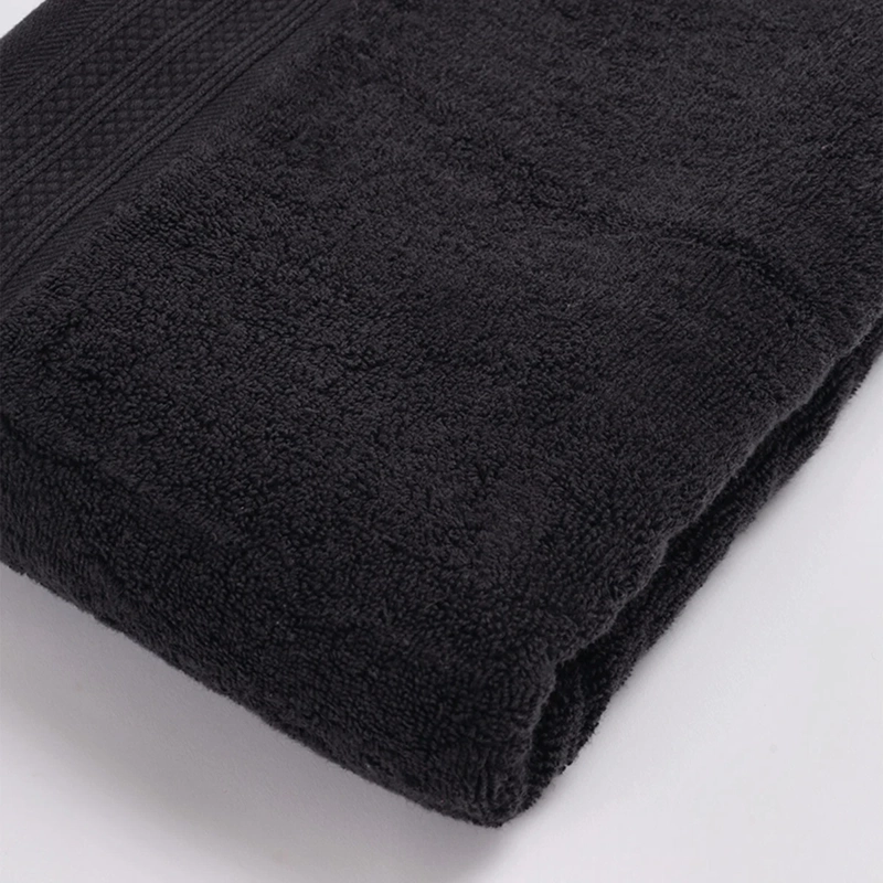 TOALLA DE BAÑO MAISON LINETT 700 GR NEGRO - 4