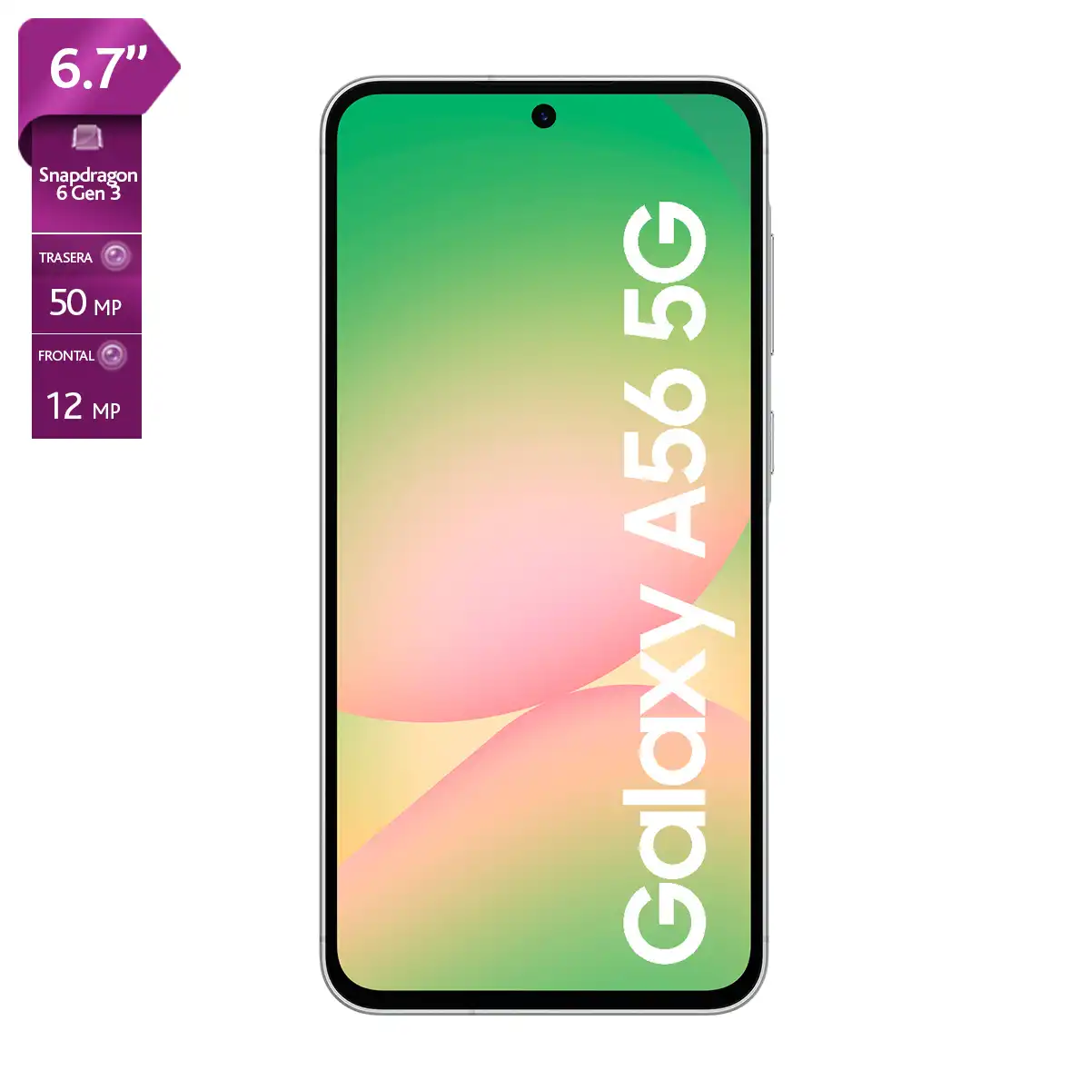 SAMSUNG CELULAR SAMSUNG GALAXY A56 6.7" 128 GB 8 GB RAM 50 MP + 12 MP + 5 MP