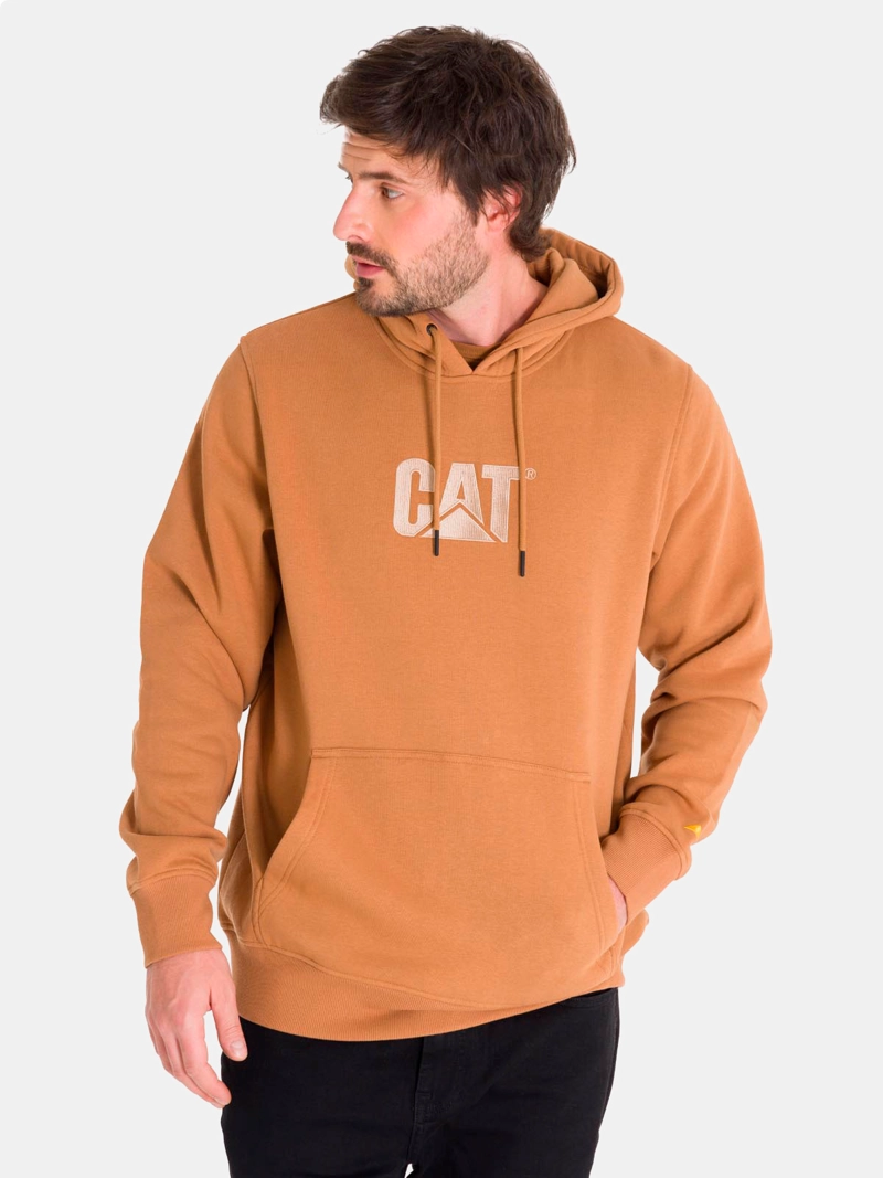 POLERÓN HOMBRE CAT LOGO HOOD - 1