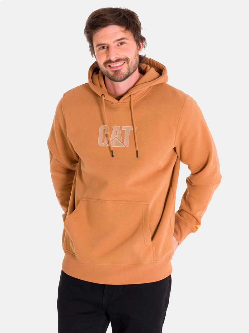 POLERÓN HOMBRE CAT LOGO HOOD - 3