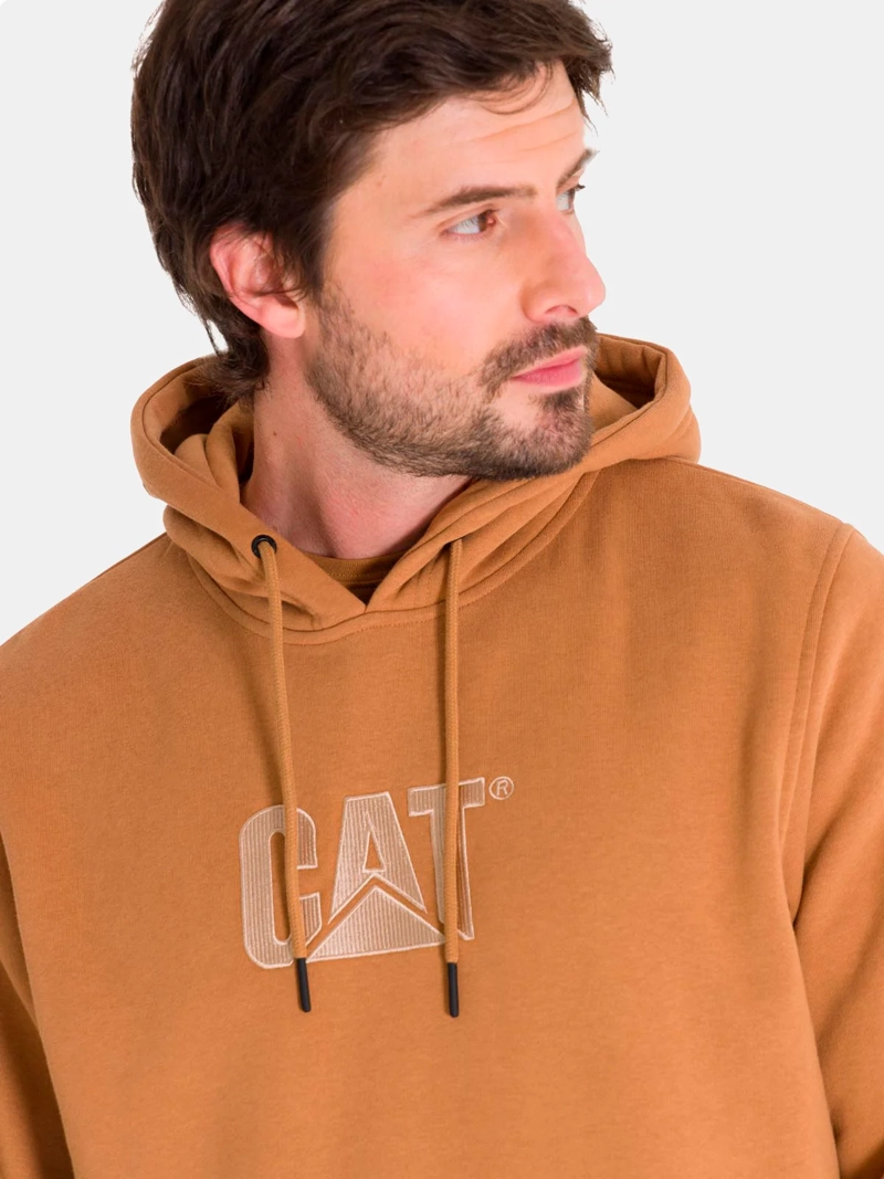 POLERÓN HOMBRE CAT LOGO HOOD - 4