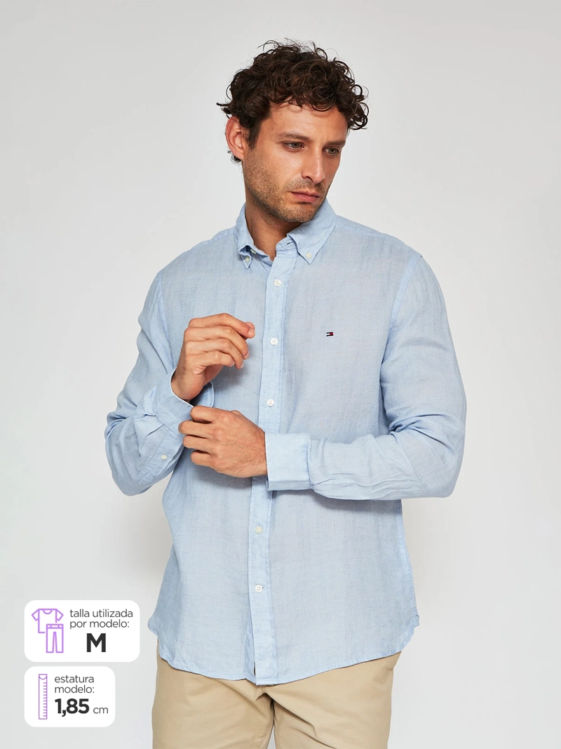 CAMISA MANGA LARGA HOMBRE TOMMY HILFIGER MW0MW34602 - 1