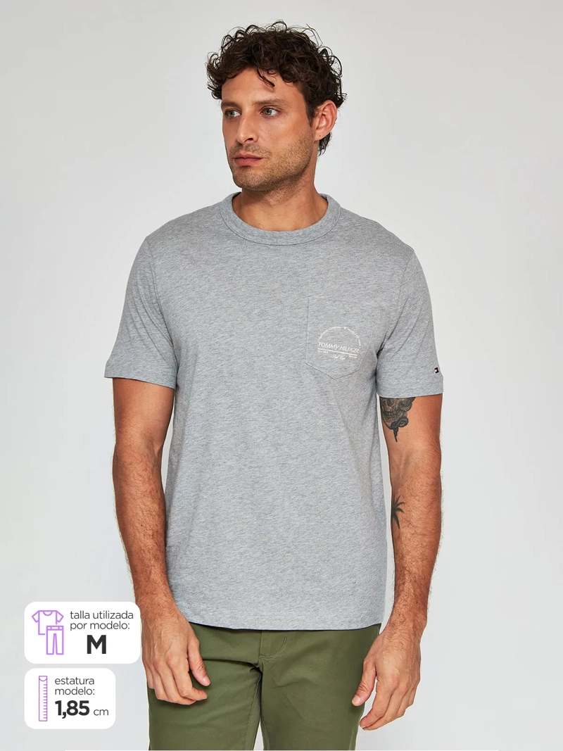 POLERA MANGA CORTA HOMBRE TOMMY HILFIGER MW0MW38623