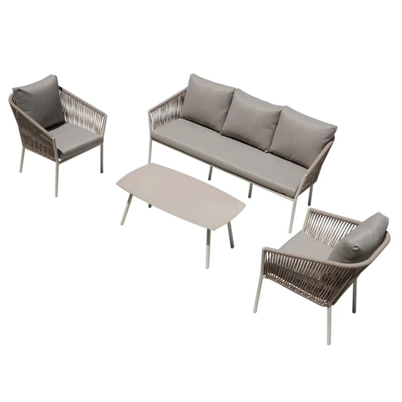 JUEGO DE LIVING RIPLEY HOME 311 CUERDA 5C GRIS - 2
