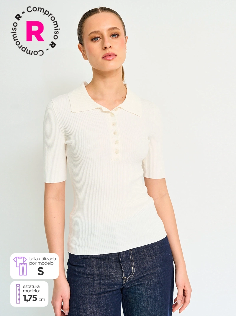 SWEATER MUJER MARQUIS CUELLO POLO - 1