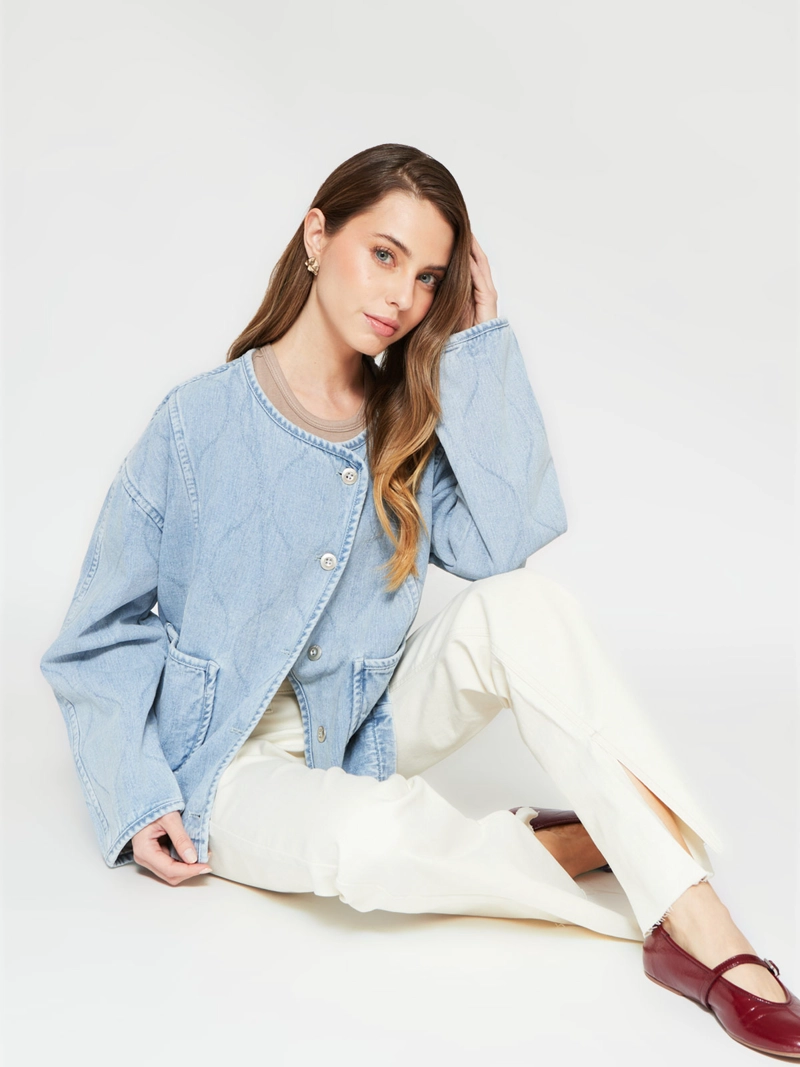 CHAQUETA MUJER INDEX ALGODÓN DENIM ACOLCHADA - 4