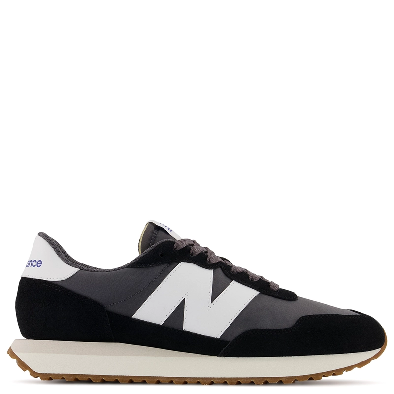 ZAPATILLAS HOMBRE NEW BALANCE CASUALES NEGRO MS237GA CUERO - 1