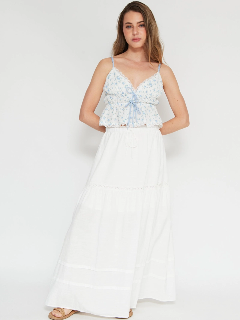 BLUSA MUJER INDEX SIN MANGAS CINTAS - 4