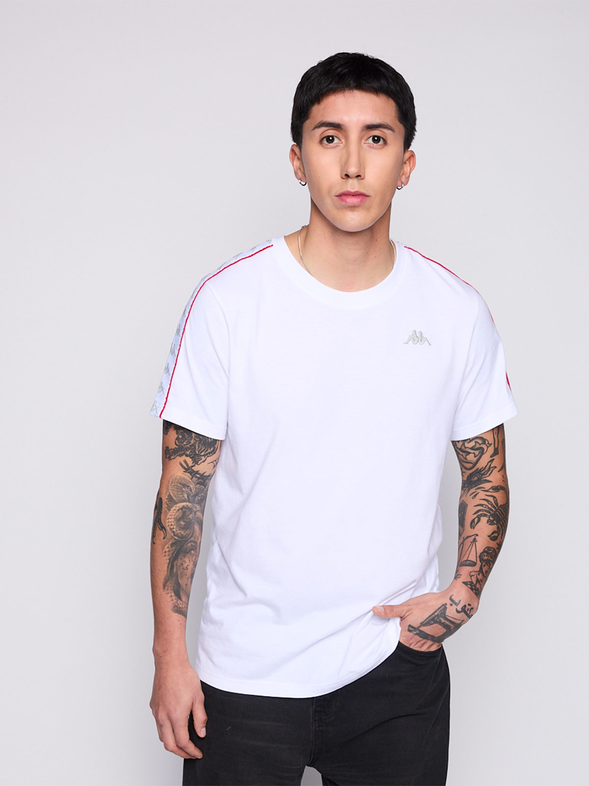 POLERA MANGA CORTA HOMBRE KAPPA KPMPOV2690BR - 3