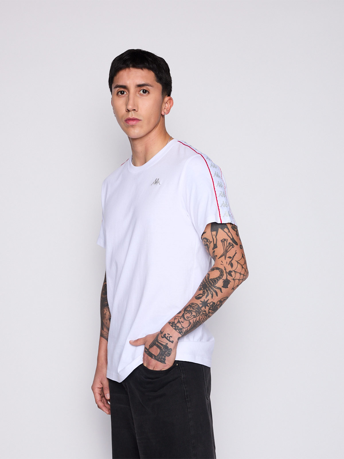 POLERA MANGA CORTA HOMBRE KAPPA KPMPOV2690BR - 4