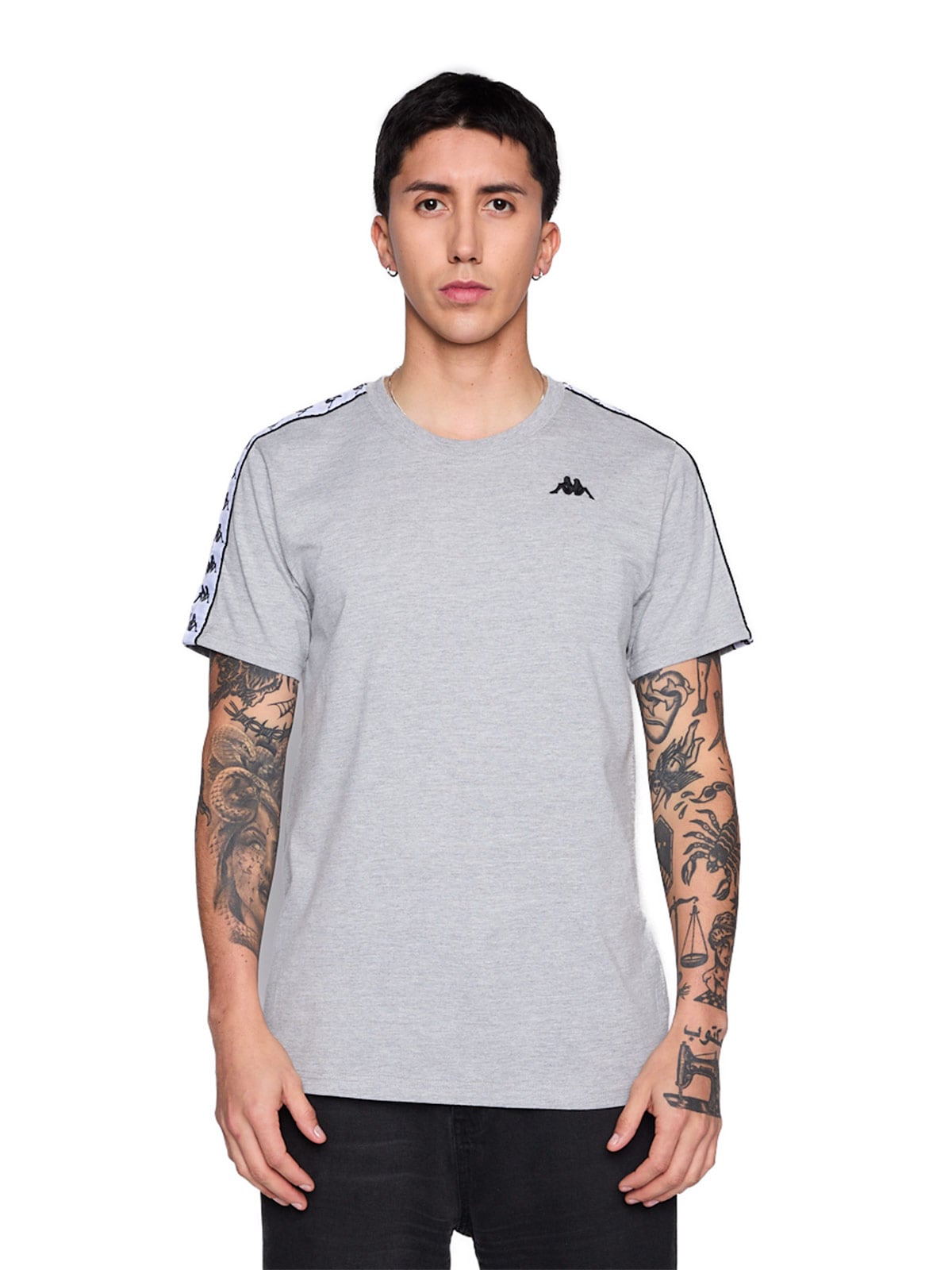 POLERA MANGA CORTA HOMBRE KAPPA KPMPOV2690GR - 1