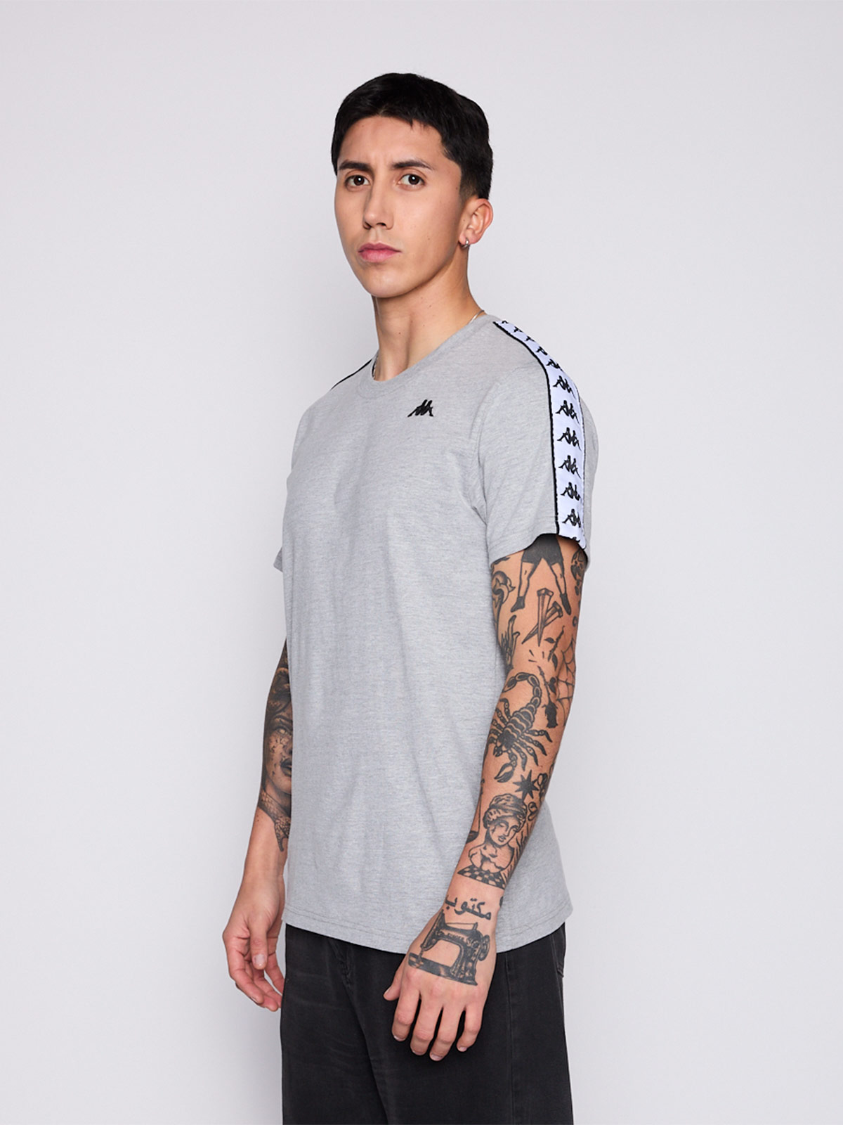 POLERA MANGA CORTA HOMBRE KAPPA KPMPOV2690GR - 2