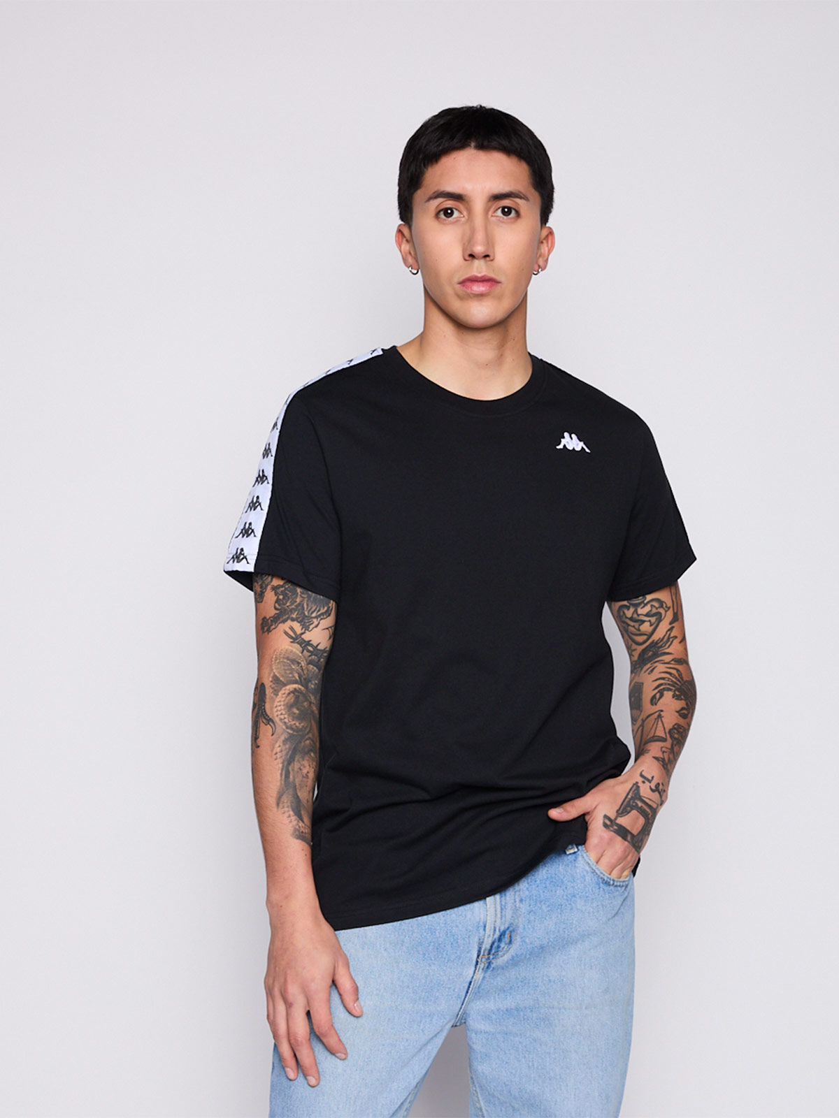 POLERA MANGA CORTA HOMBRE KAPPA KPMPOV2690NB - 3