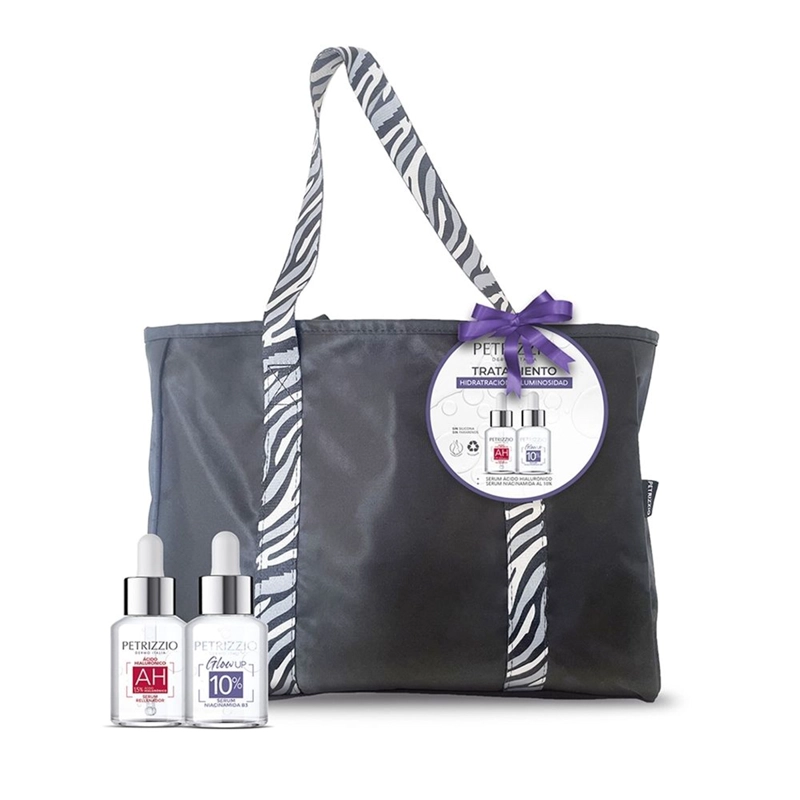 SET PETRIZZIO SÉRUM ÁCIDO HIALURÓNICO + NIACINAMIDA GLOW UP + CARTERA - 1