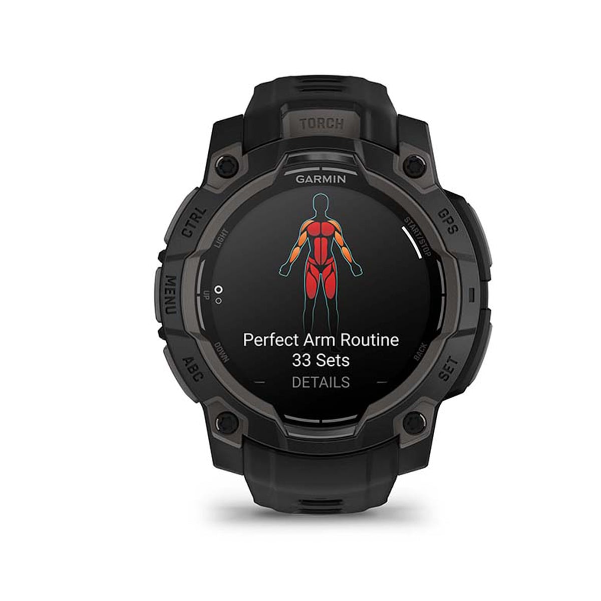 SMARTWATCH GARMIN INSTINCT 3 45MM BLACK BEZEL WITH BAND