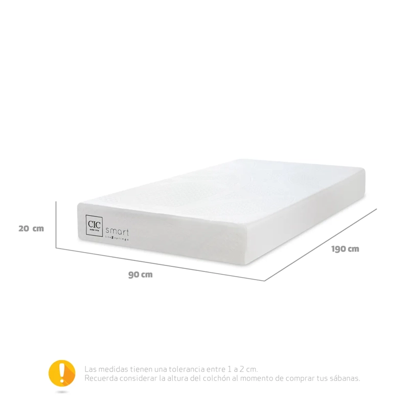 COLCHÓN CIC SMART LITE SPRING 1 PL - 3