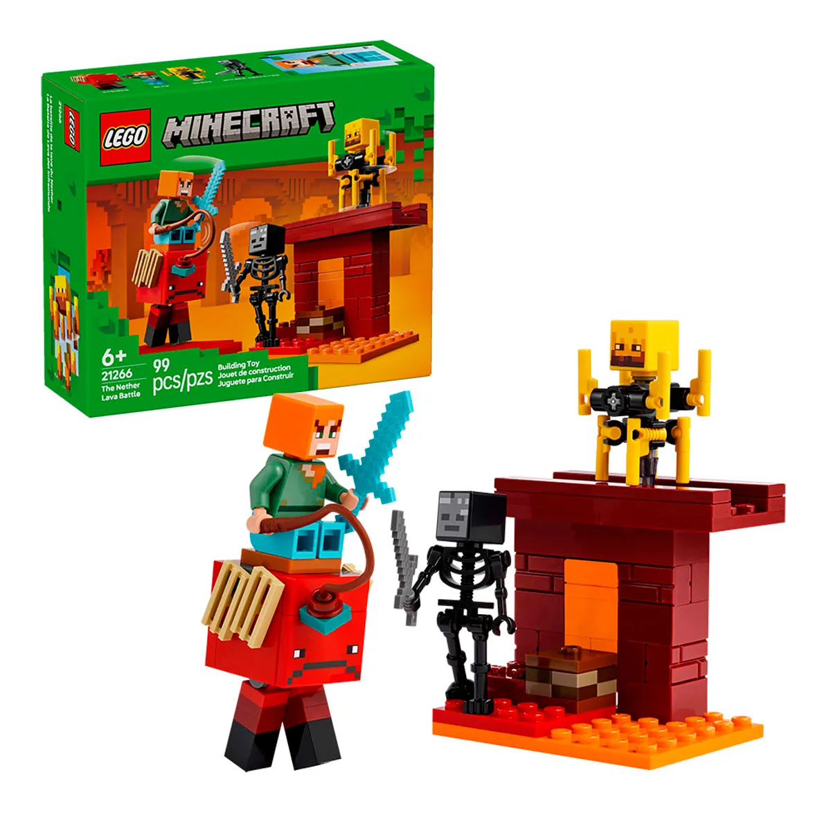 LEGO 21266 LA BATALLA DE LAVA DEL INFRAMUNDO - 1