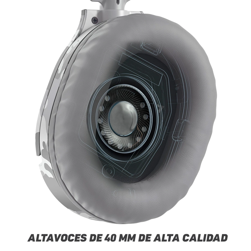 AUDÍFONOS TURTLE BEACH HEADSET RECON 70 CAMUFLAJE BLANCO - 5