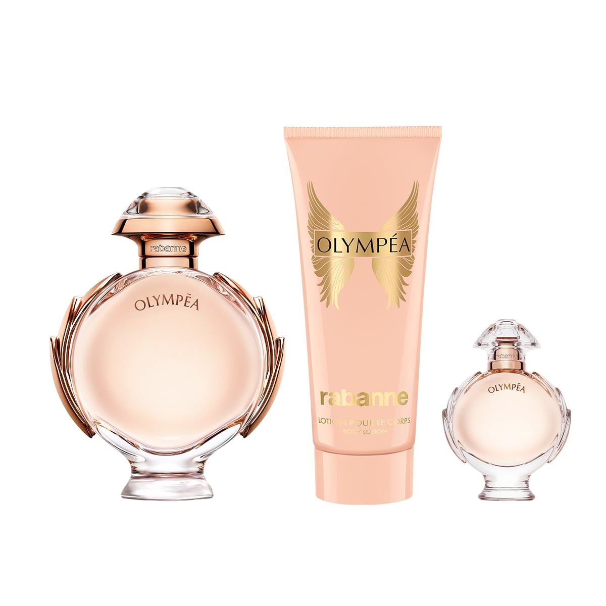 PERFUME RABANNE OLÝMPEA MUJER EDP 80 ML + LOCIÓN CORPORAL 100 ML + 6 ML - 1