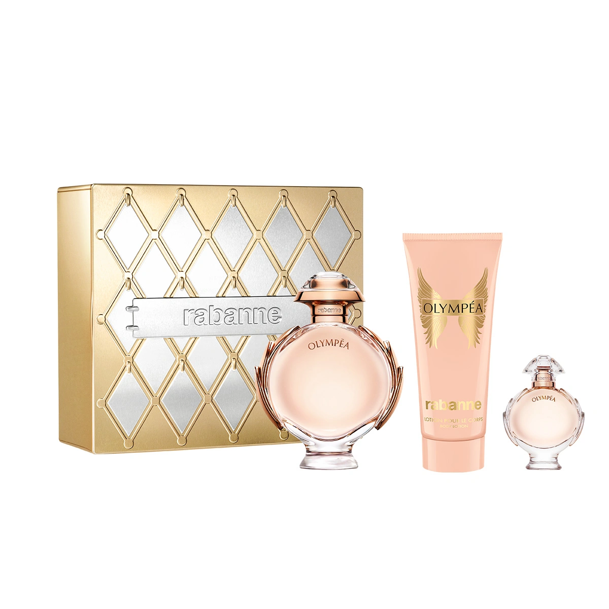 PERFUME RABANNE OLÝMPEA MUJER EDP 80 ML + LOCIÓN CORPORAL 100 ML + 6 ML - 2
