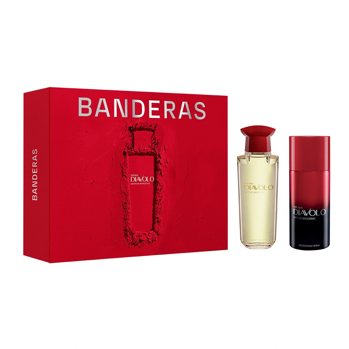 PERFUME ANTONIO BANDERAS DIAVOLO HOMBRE EDT 100 ML + DESODORANTE SPRAY 150 ML - 1
