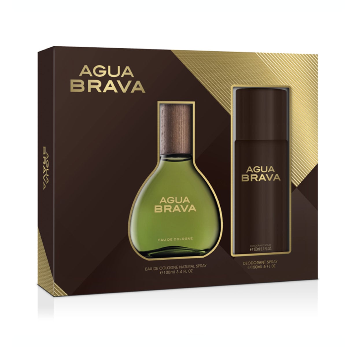 PERFUME AGUA BRAVA HOMBRE EDC 100 ML + DESODORANTE - 1