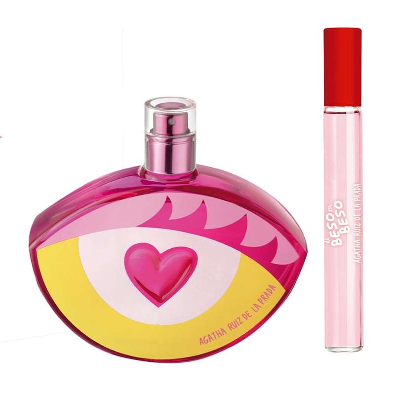 PERFUME AGATHA RUIZ DE LA PRADA LOOK MUJER EDT 80 ML + DE BESO EN BESO 10 ML - 1