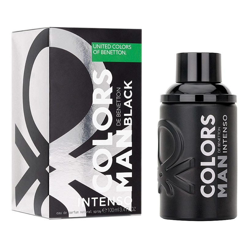 PERFUME BENETTON COLORS BLACK MAN INTENSO HOMBRE EDP 200 ML - 2