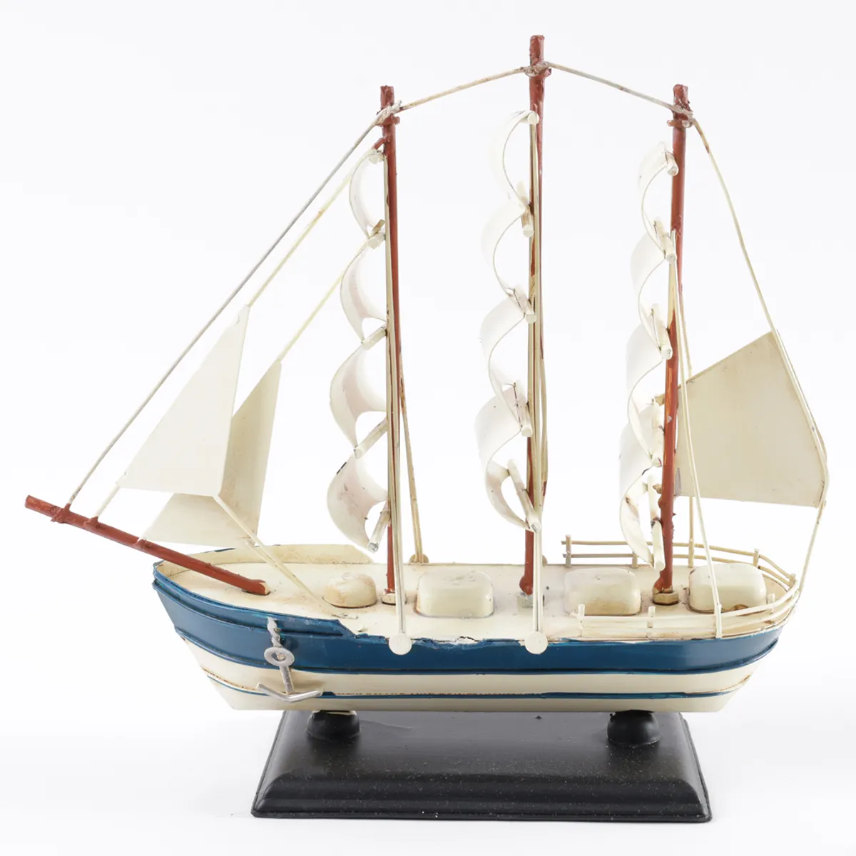 FIGURA DECORATIVA RIPLEY HOME BARCO VELA METAL - 1