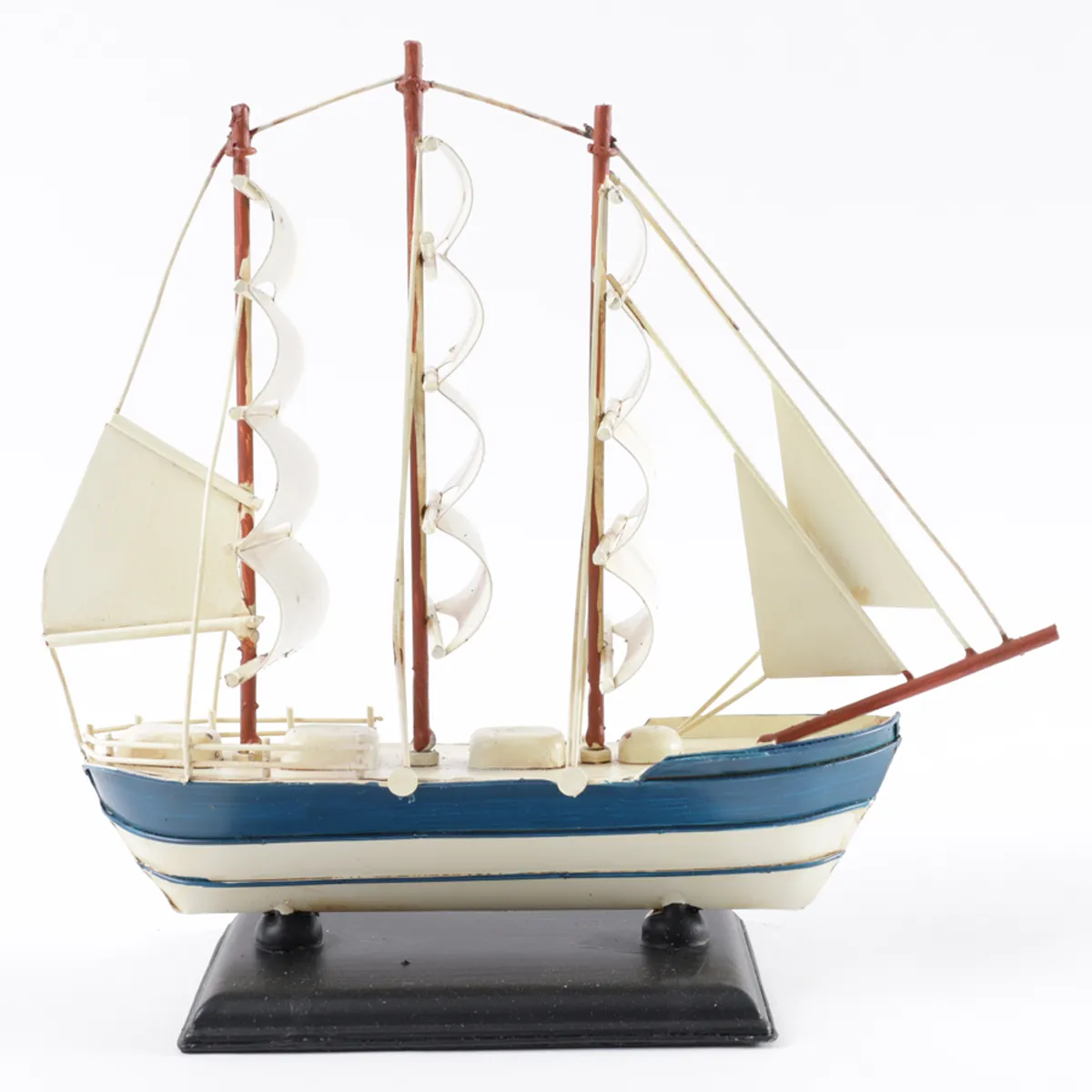 FIGURA DECORATIVA RIPLEY HOME BARCO VELA METAL - 3